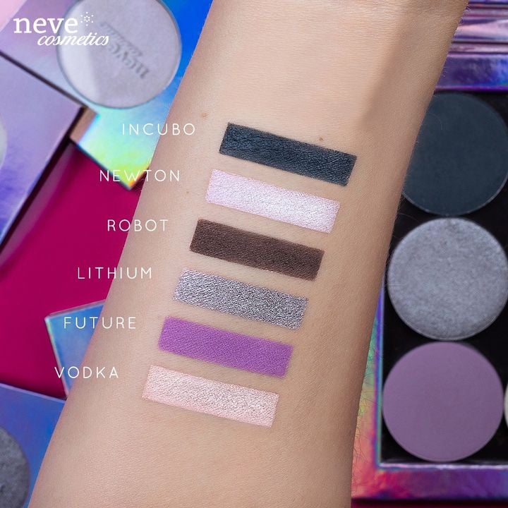Neve Cosmetics Ombretto in Cialda swatches