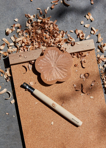 Flower Plate Carving Workshop | Melanie Abrantes Designs Blog
