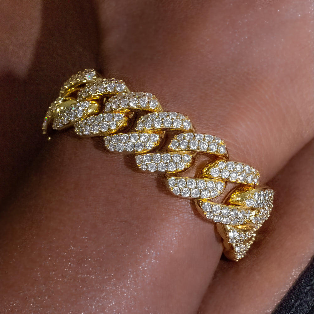 flower set cuban link