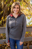 Quilted Buffalo Plaid Pullover
