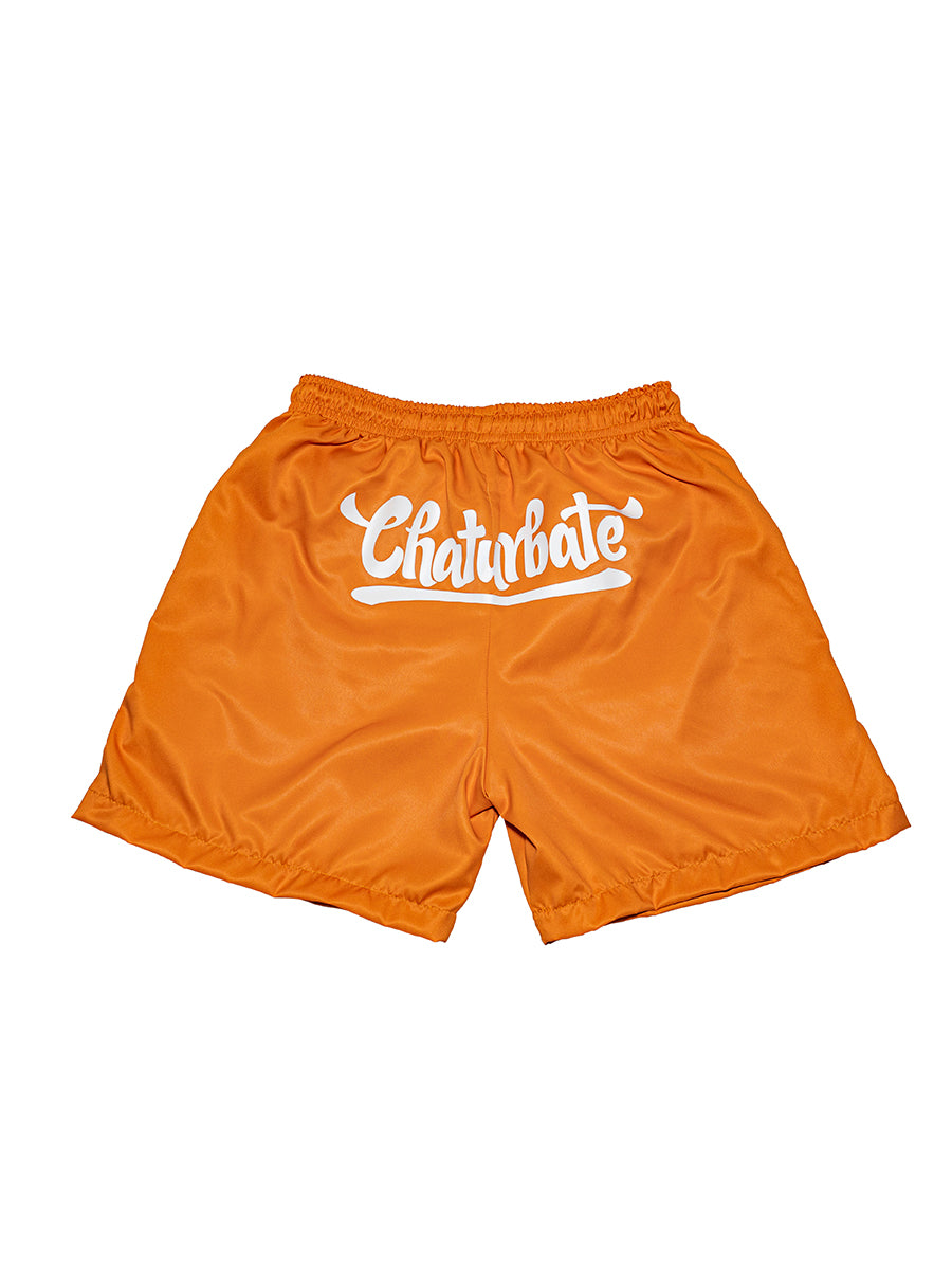 Orange Swim Trunks