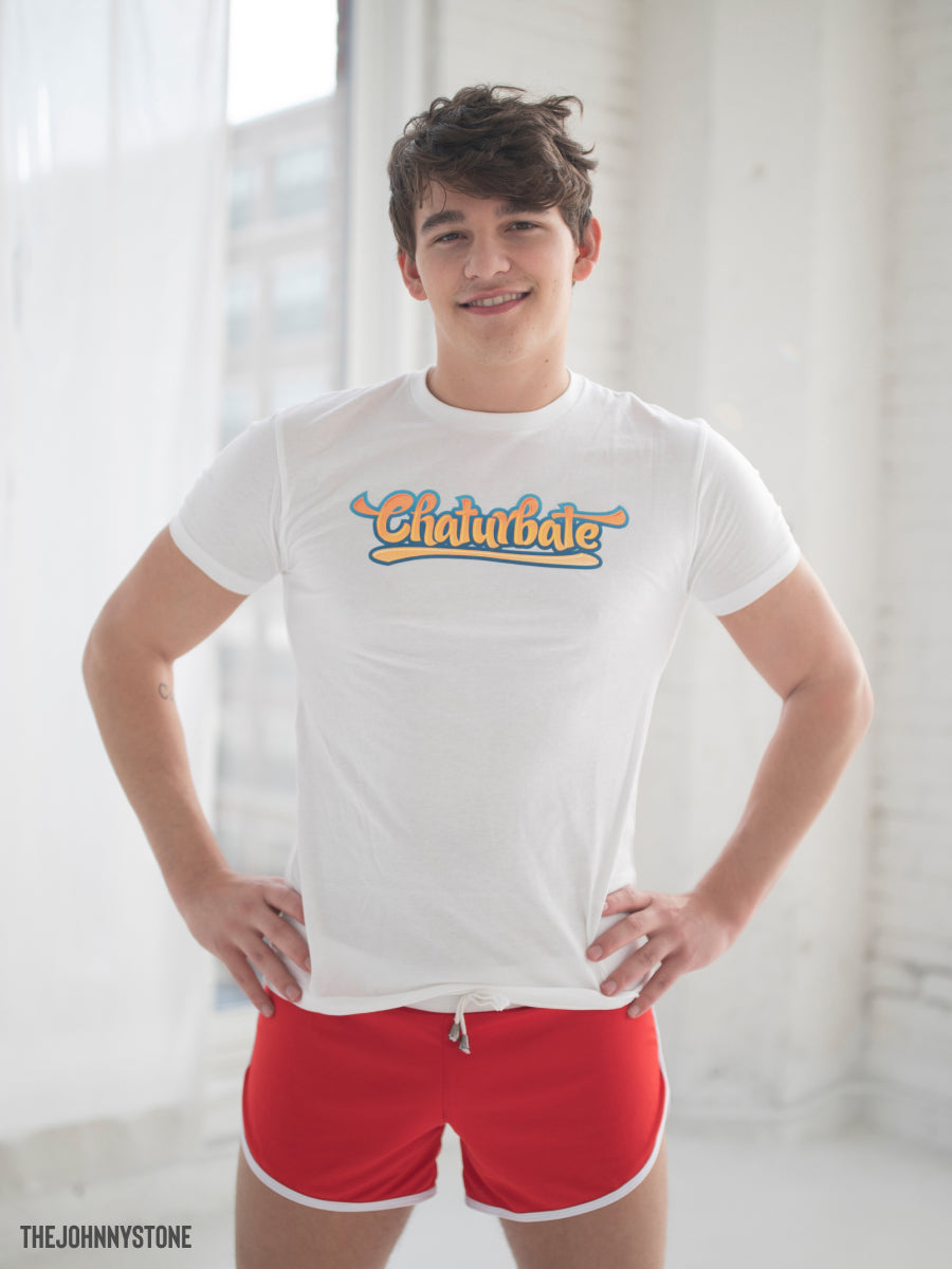 Men's T-shirt - WHITE - Chaturbate Store