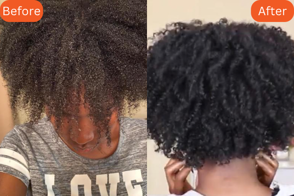 Moisture Madness before and after