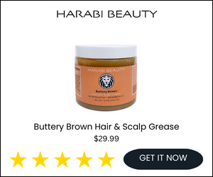 Buttery Brown Hair and Scalp grease for hair growth