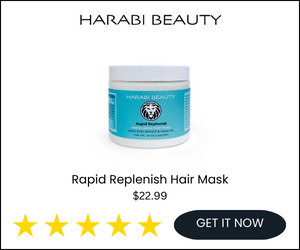 Rapid Replenish deep conditioner to restore dry hair