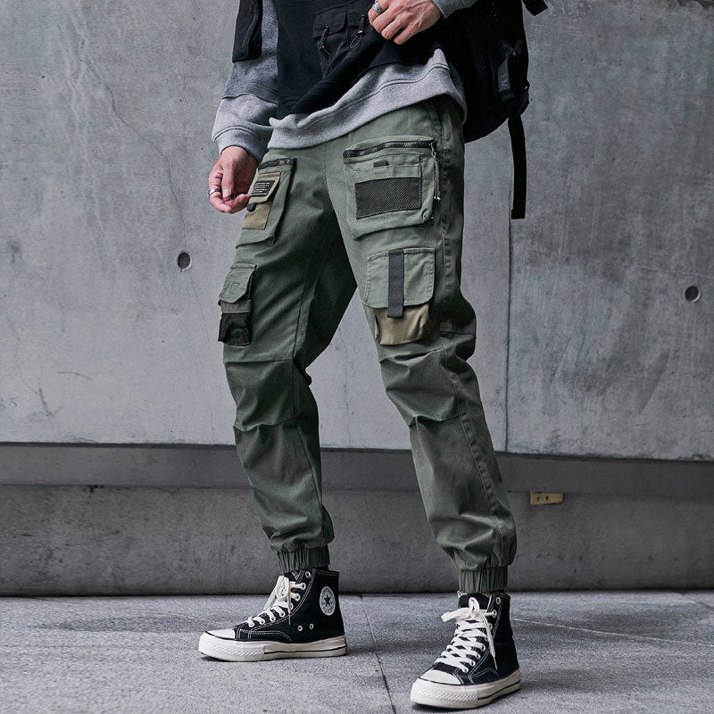 WLS Multi-pocket Cargo Jogger Casual Techwear Pants – We Love Street