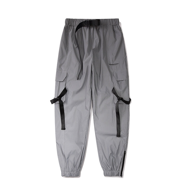 WLS Reflective Techwear Cargo Pants – We Love Street