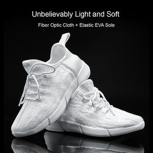 fiber optic sneakers
