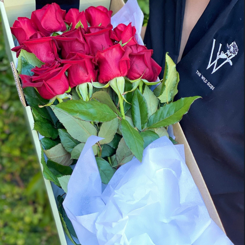 Red roses - Valentine's Day Flowers. Auckland flower delivery
