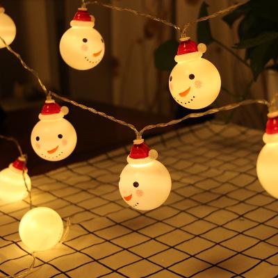 Led Santa Claus String Lights Diy Christmas Tree Bedroom Living Room Decoration