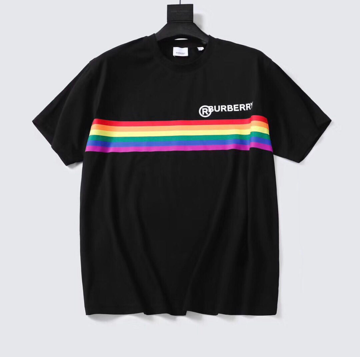 burberry rainbow t shirt