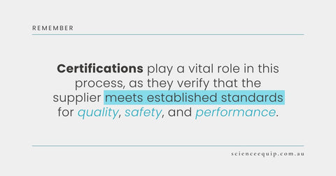 certifications play a vital role