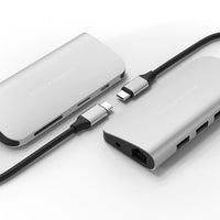 HyperDrive POWER 9-in-1 USB-C Hub - Silver