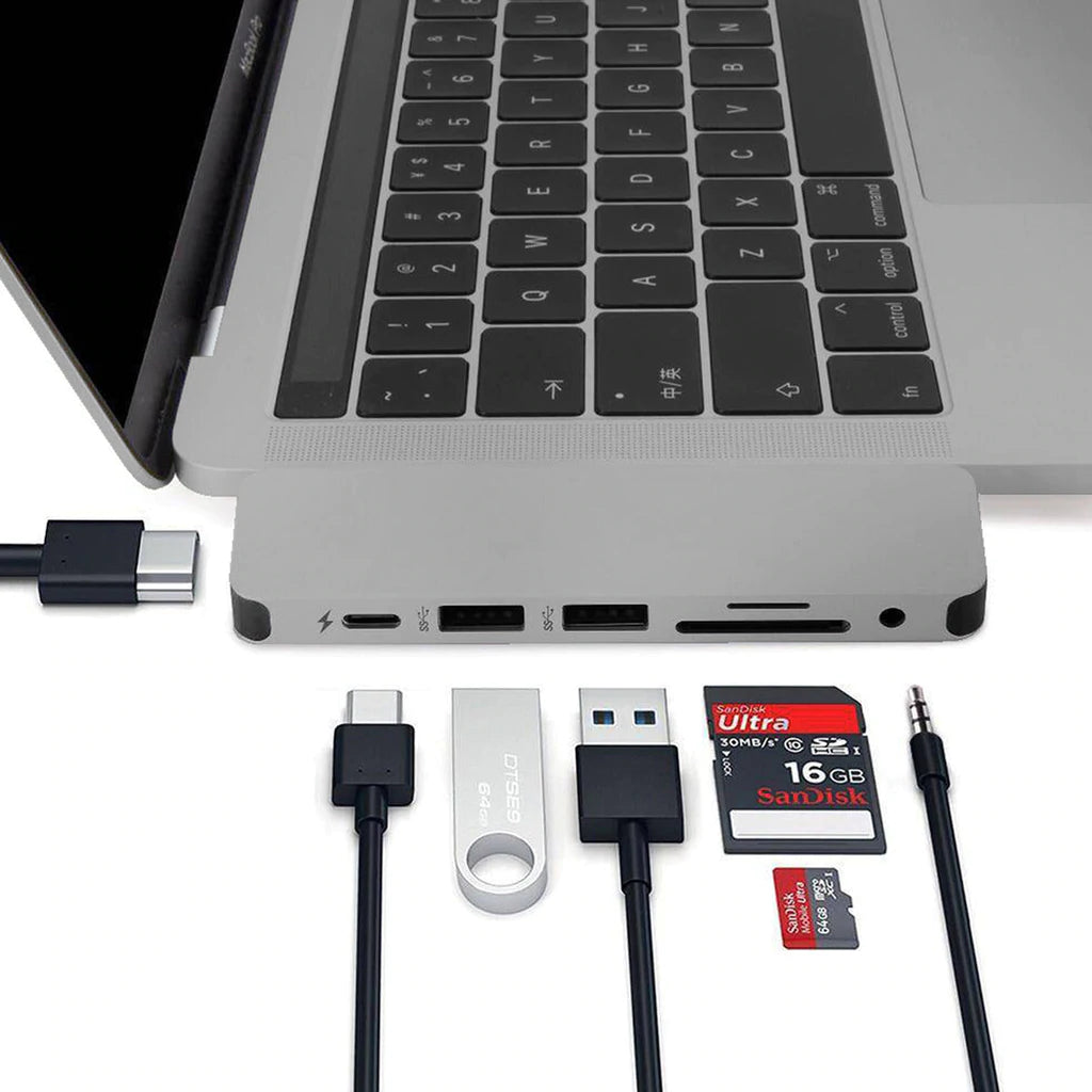 HyperDrive SOLO 7-in-1 USB-C Hub - Grey