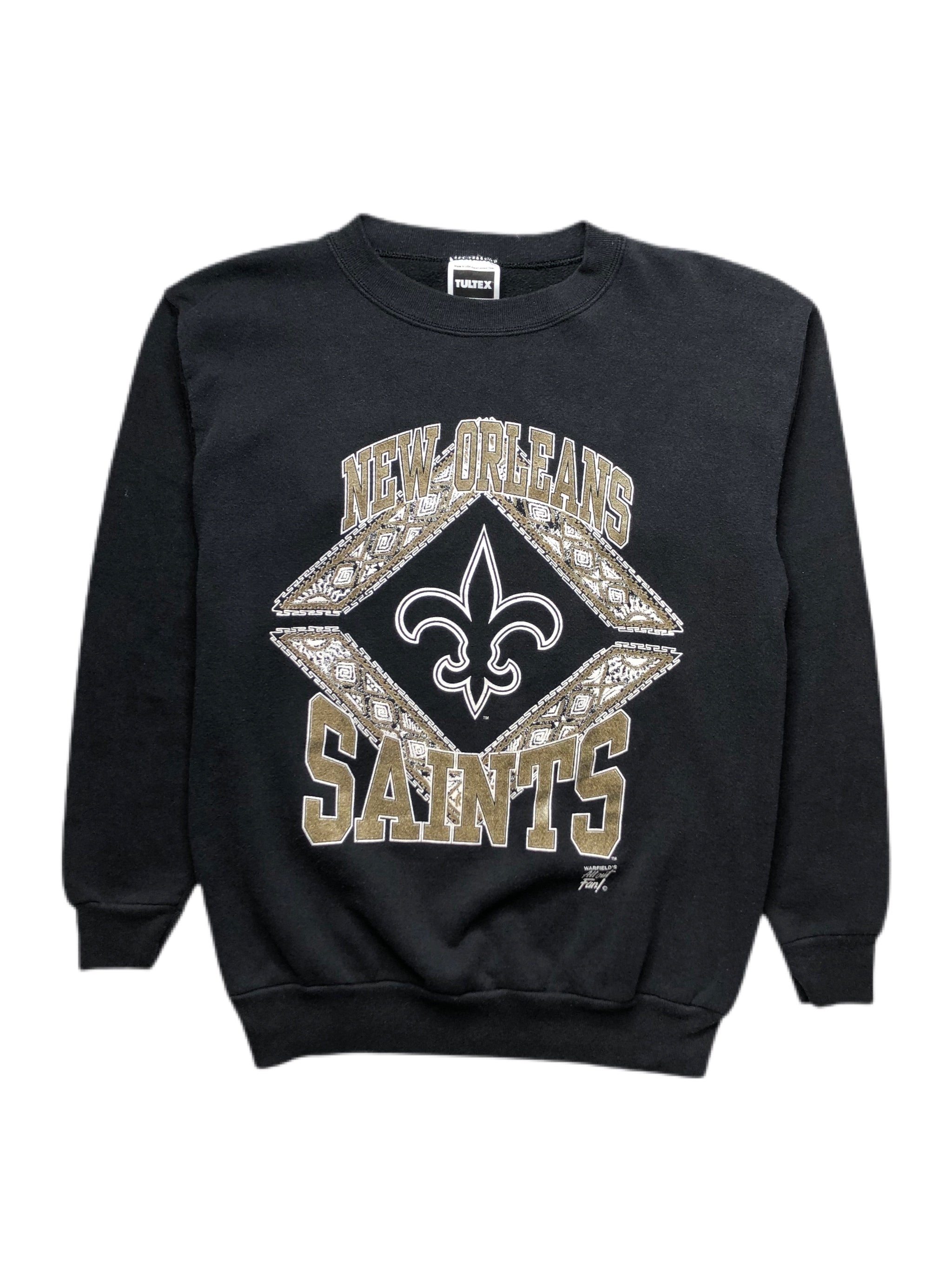 Men's Nike Black New Orleans Saints Rewind Club Pullover Sweatshirt Size: Medium