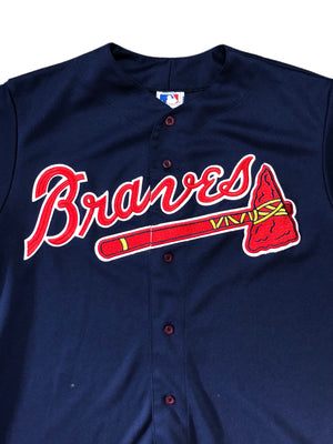 Men's Atlanta Braves Nike Navy Spring Training Replica Team Jersey