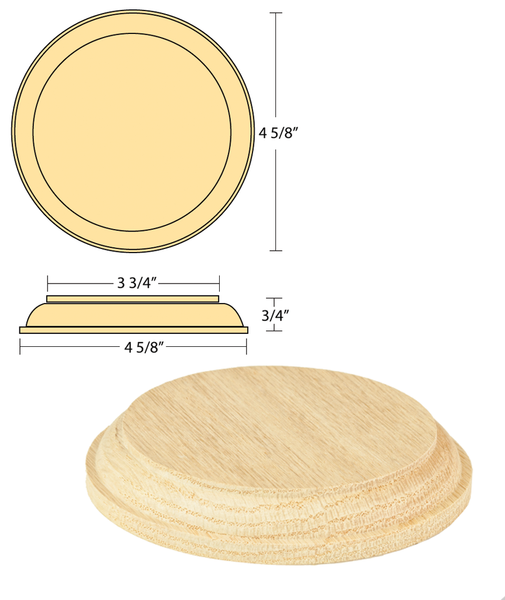 Small Round Rosette | C-7317 – Direct Stair Parts