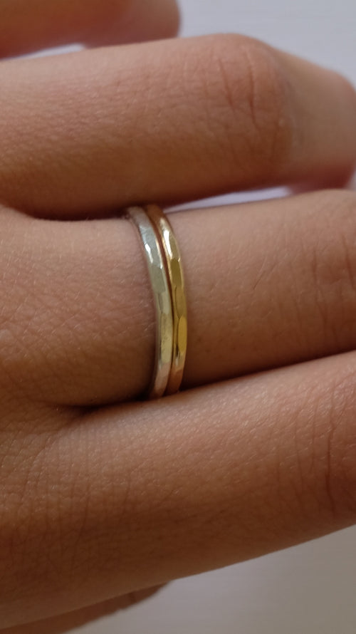 Sloane Stacking Ring (Silver)