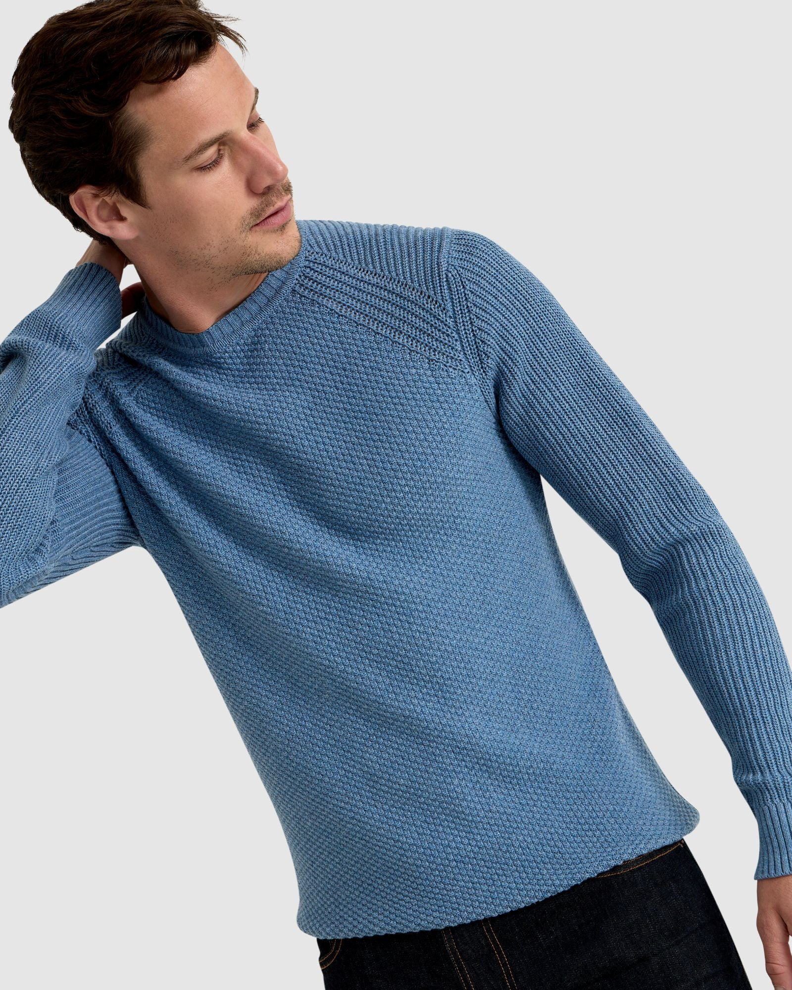 BRUNO COTTON CREW NECK PULLOVER