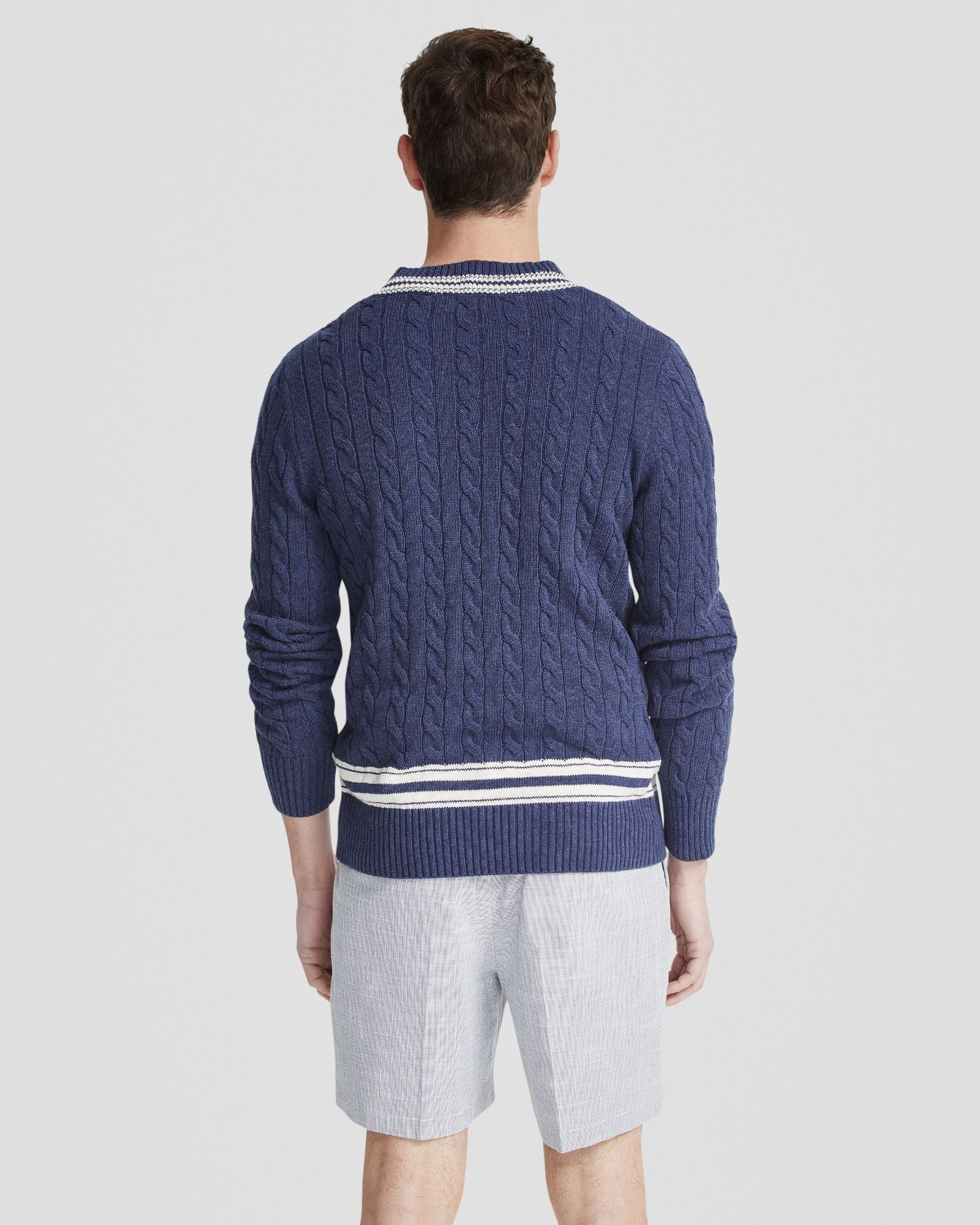 RICHIE CRICKET CABLE KNIT TOP