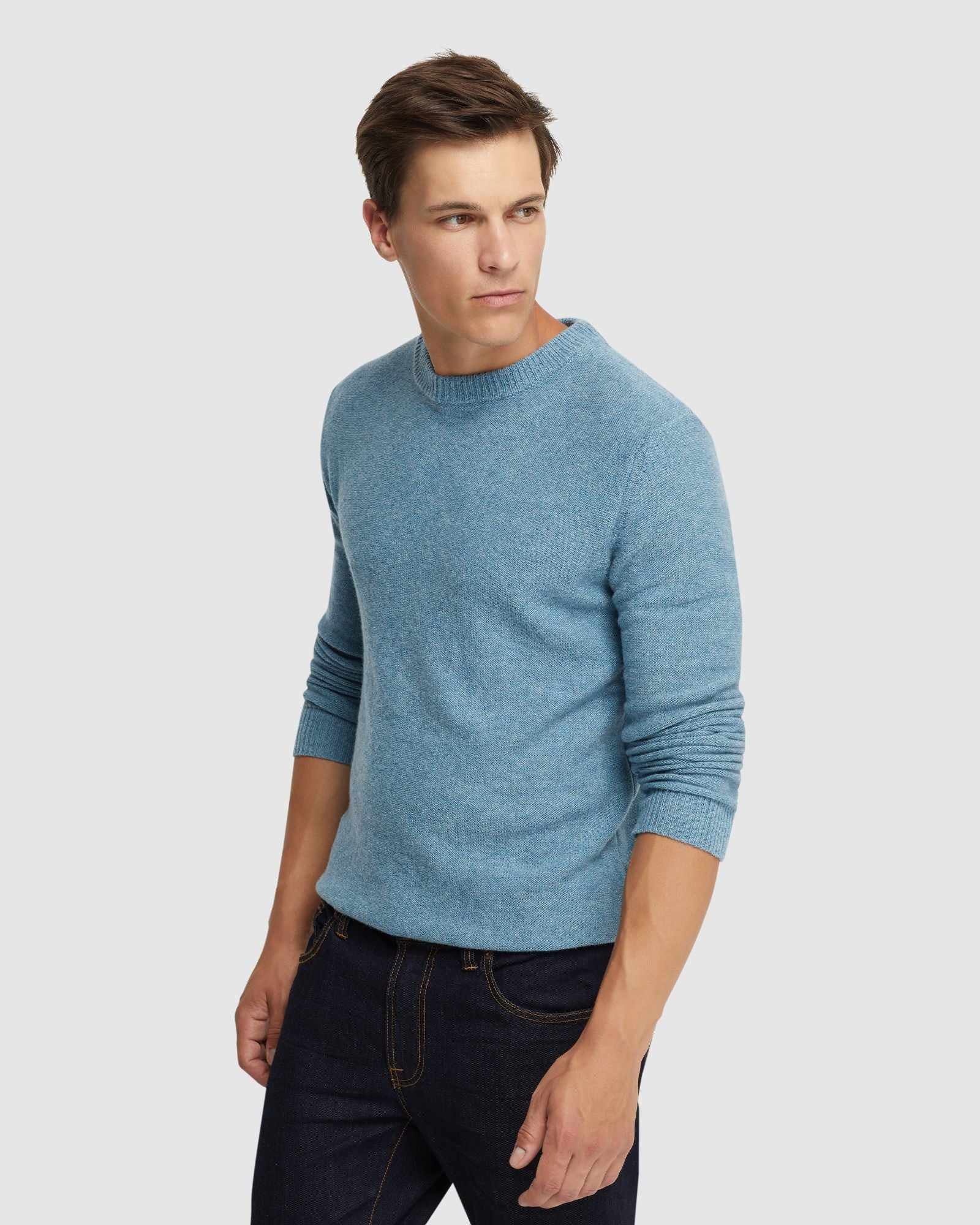 LEON CREW NECK WOOL RICH KNIT