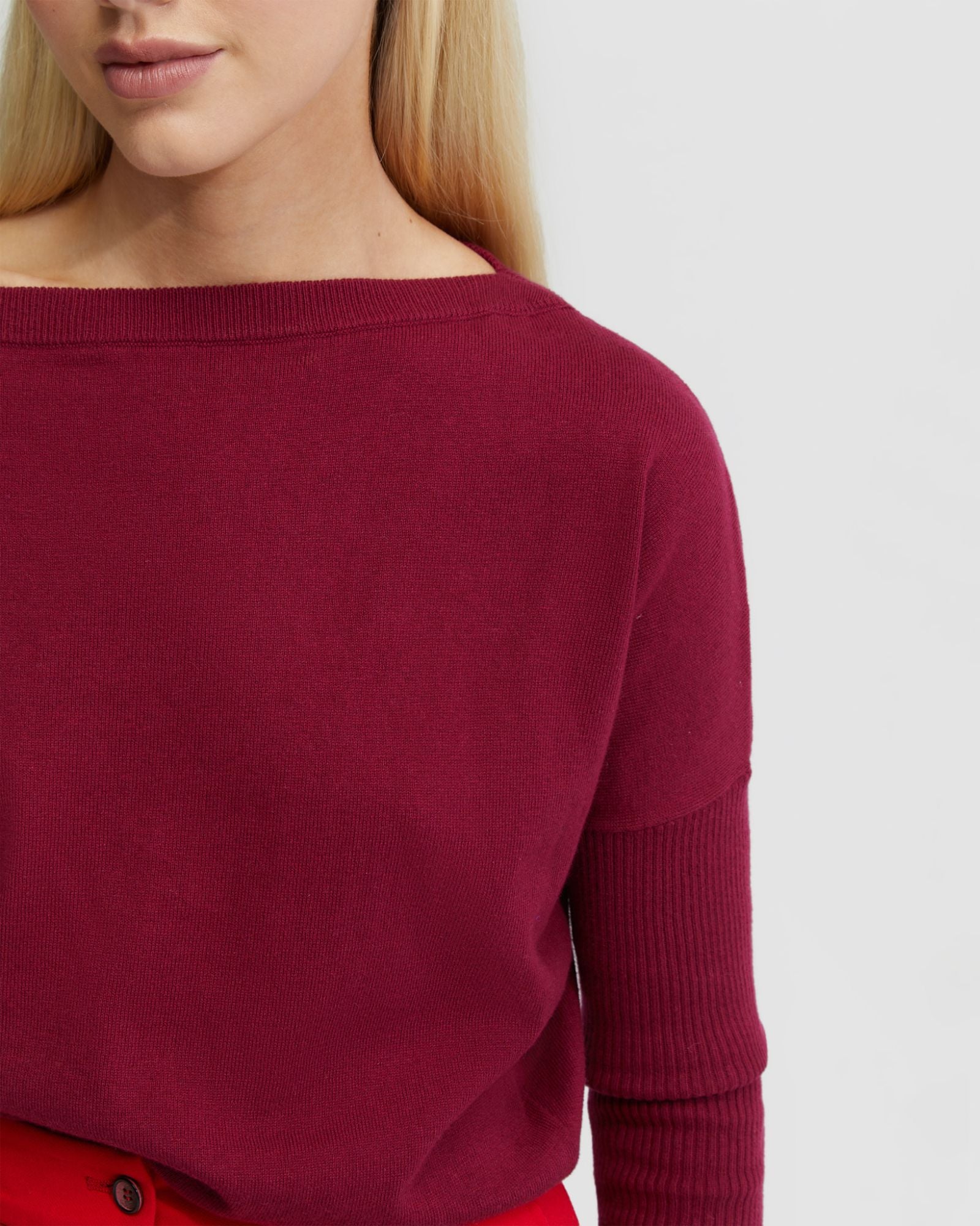 SANDY BOATNECK KNIT TOP