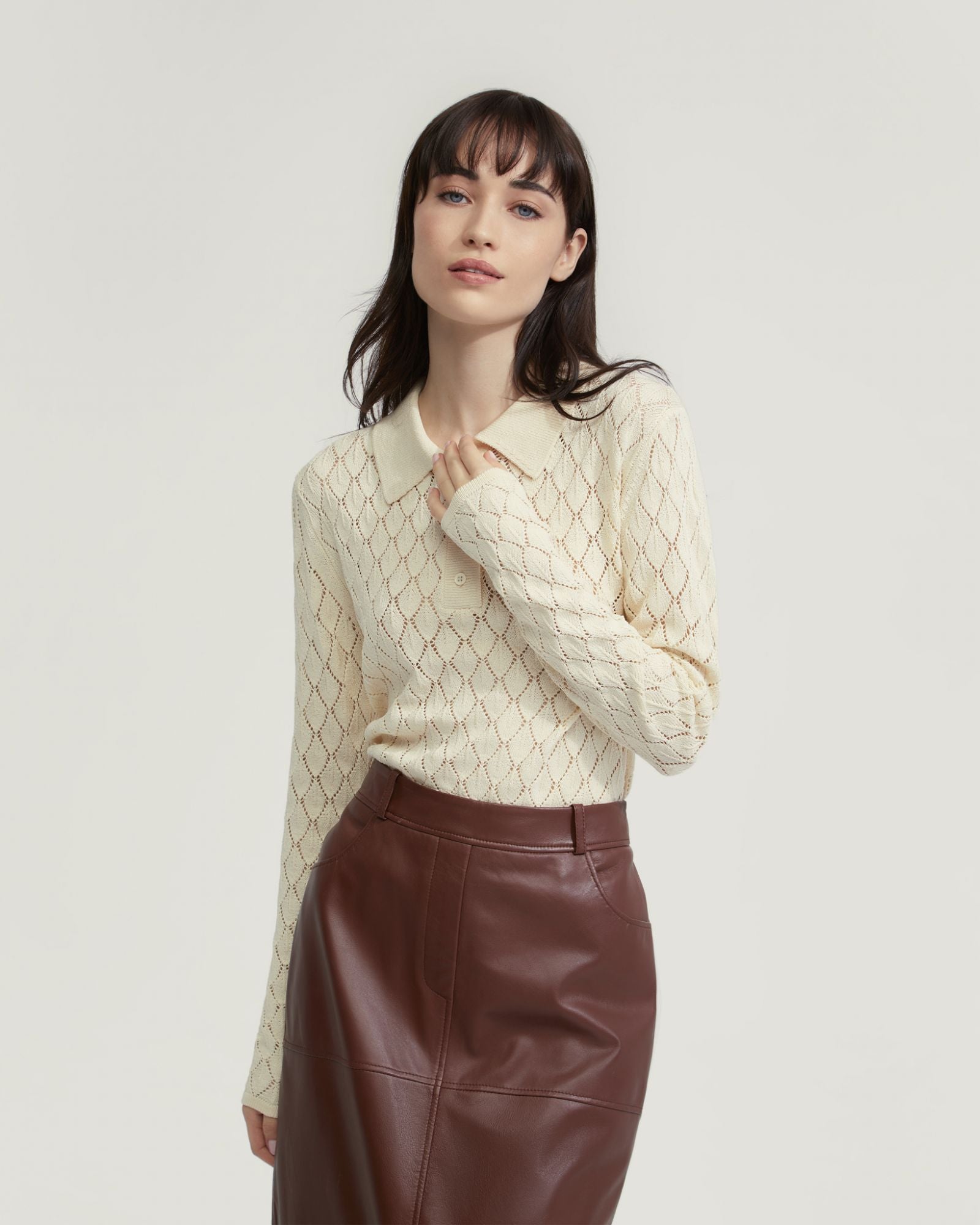 HANA POLO NECK KNIT