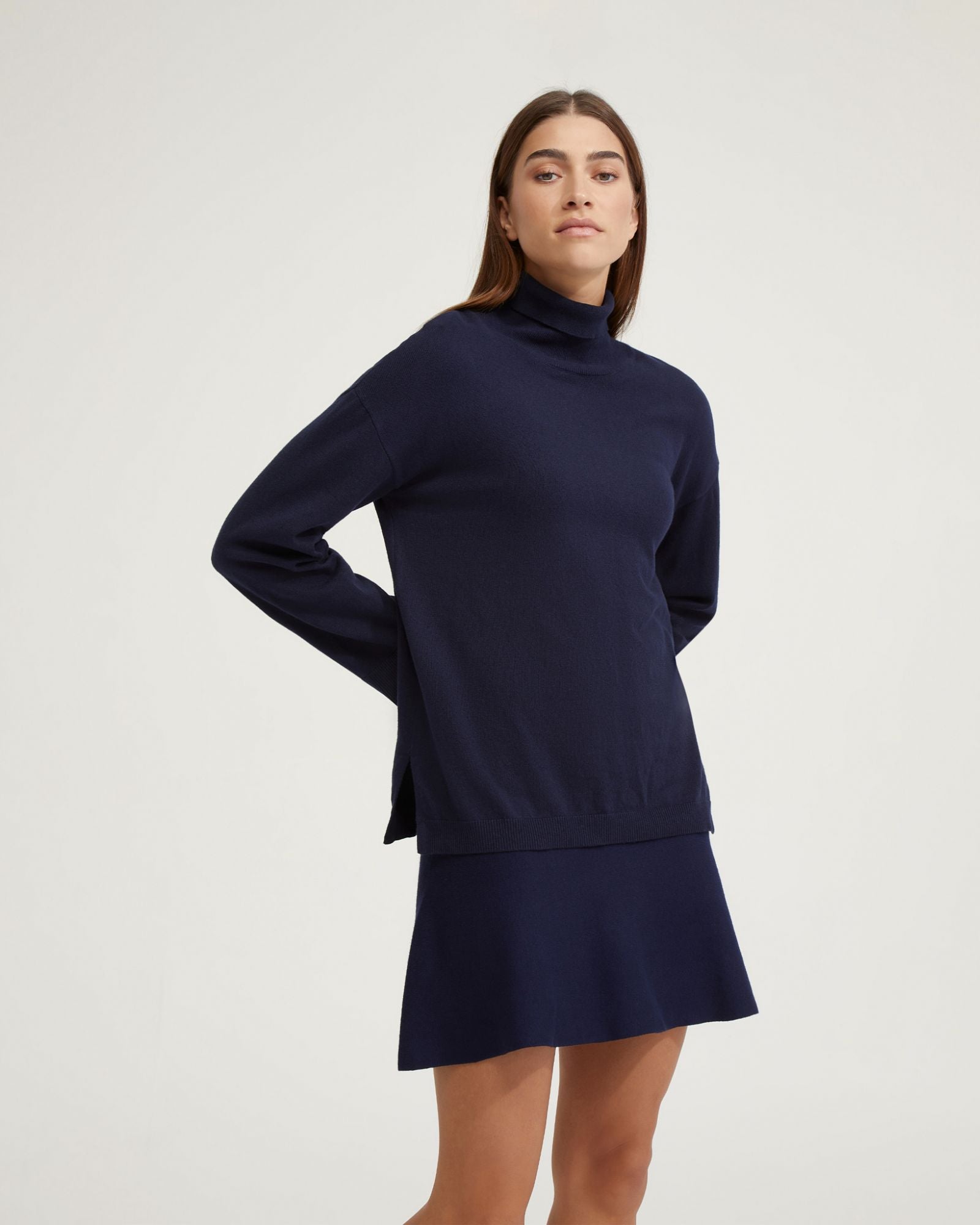 TOTTI OVERSIZE TURTLE NECK KNIT