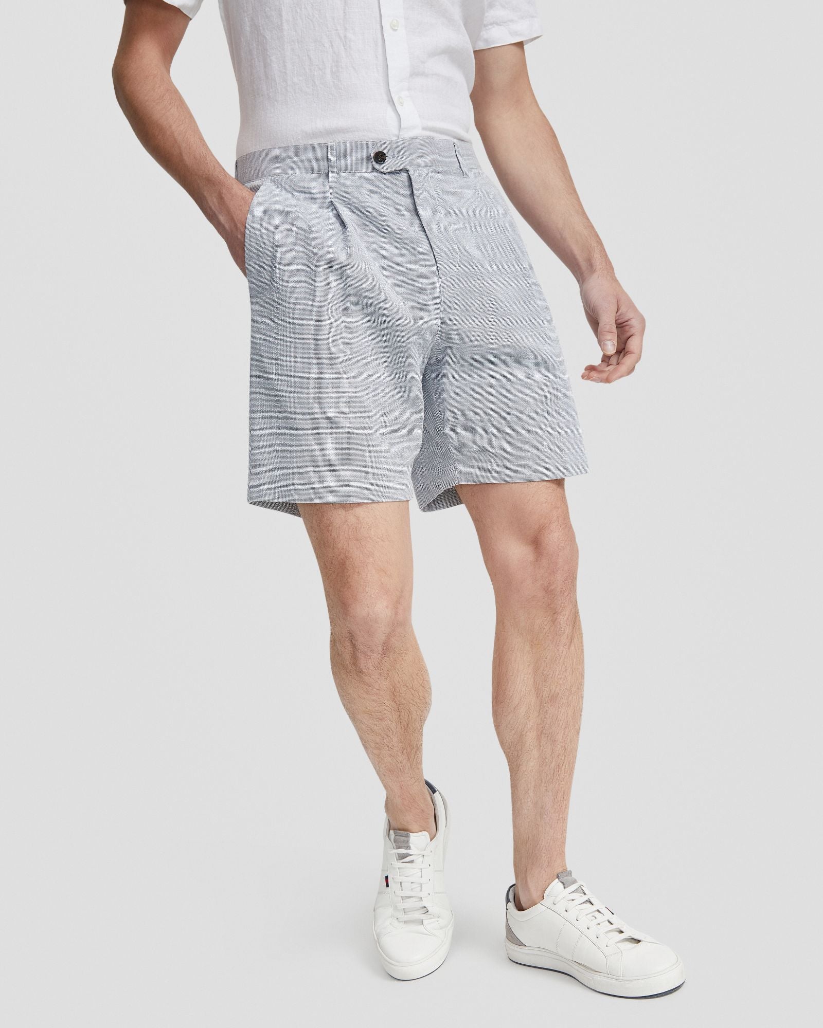 MATTEO ECO SEERSUCKER SHORTS