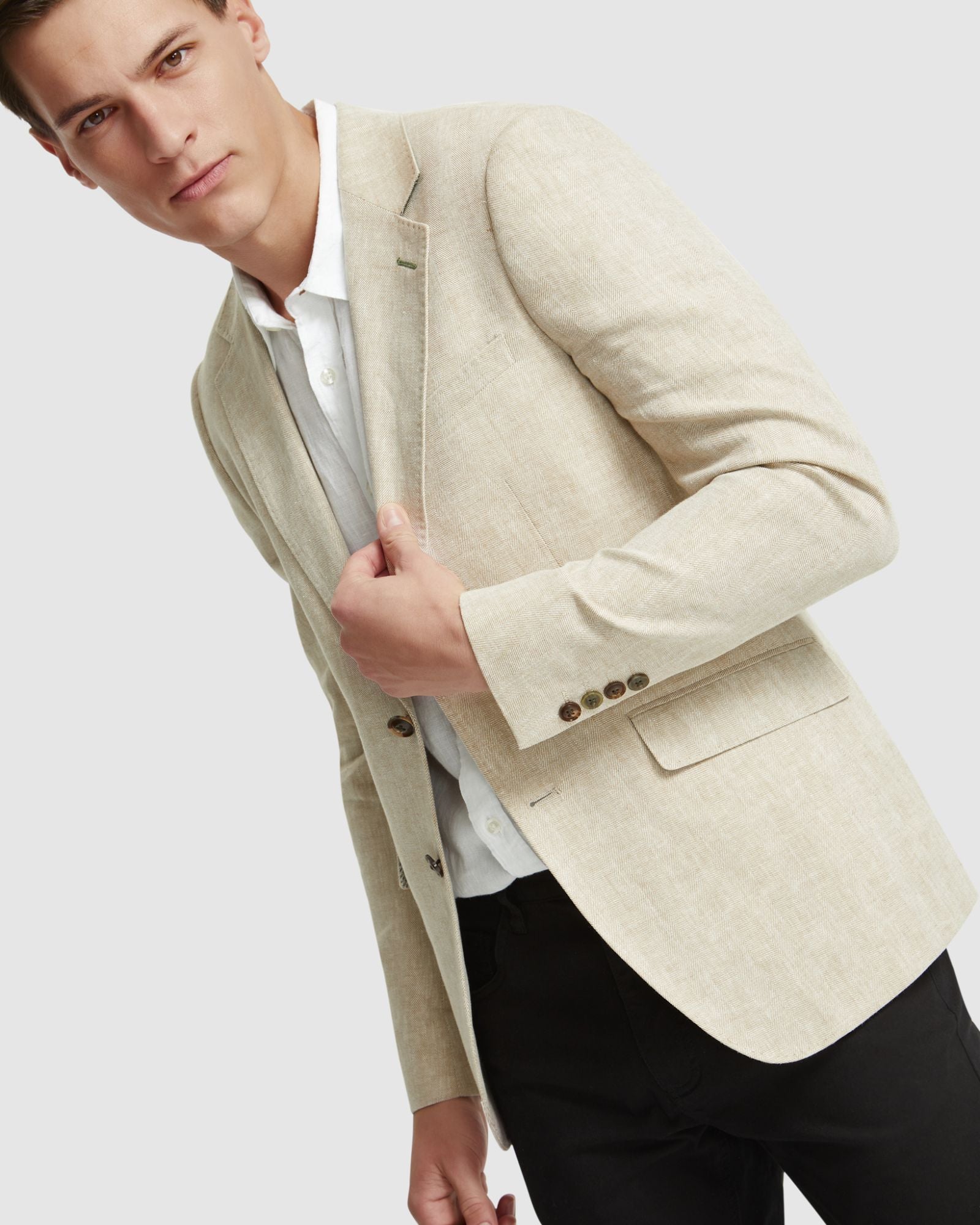 BLAKE LINEN BLEND BLAZER