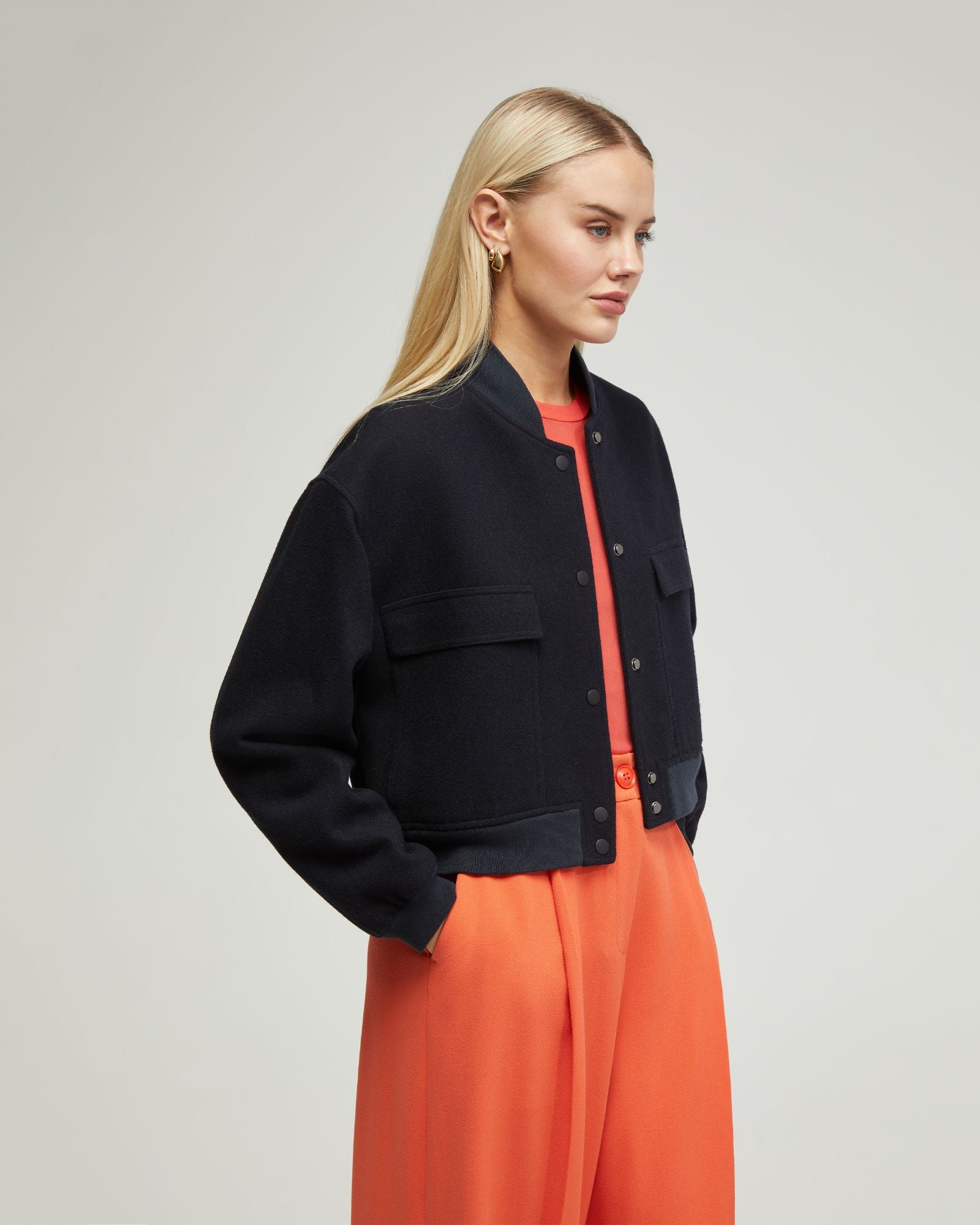 FREYA WOOL RICH BOMBER JACKET