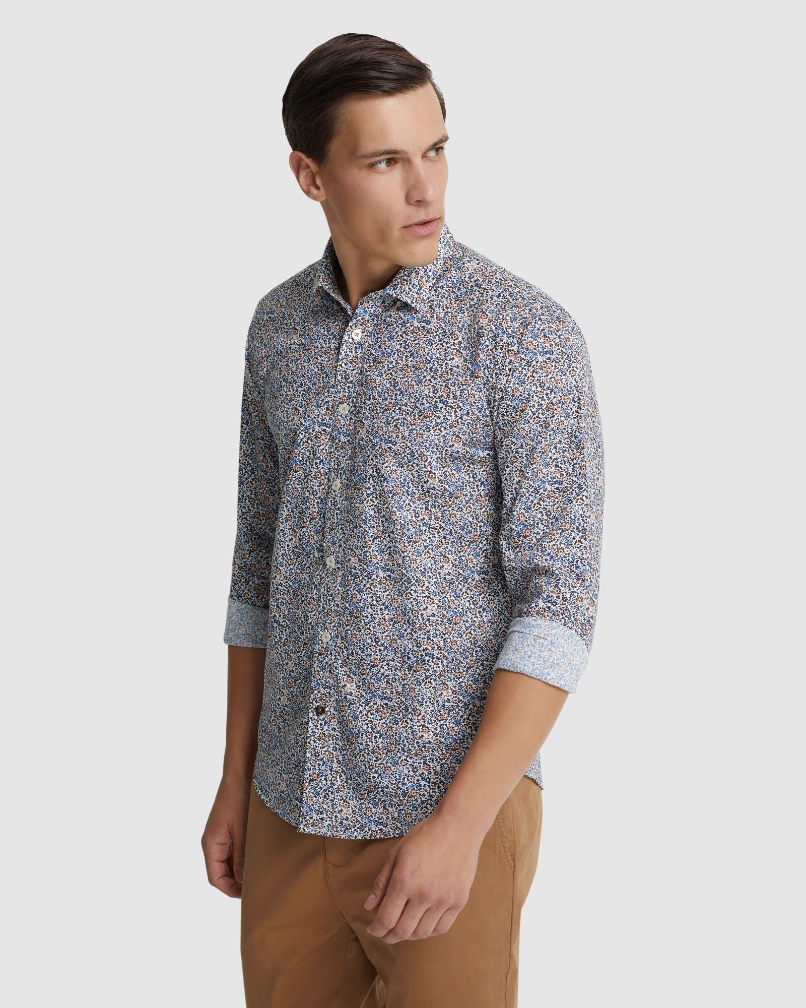 KENTON PRINTED COTTON SHIRT