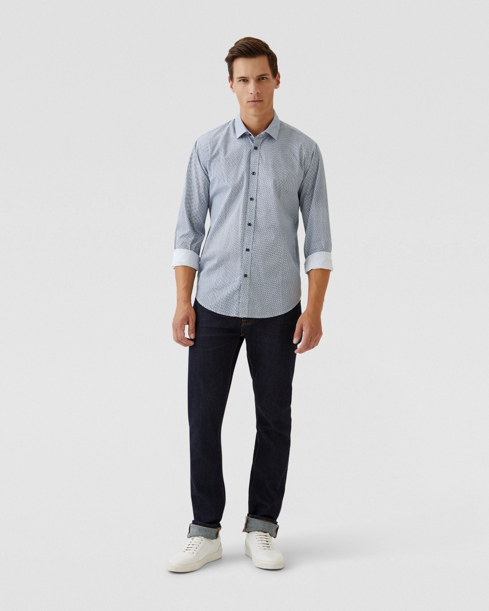 KENTON PRINTED COTTON SHIRT