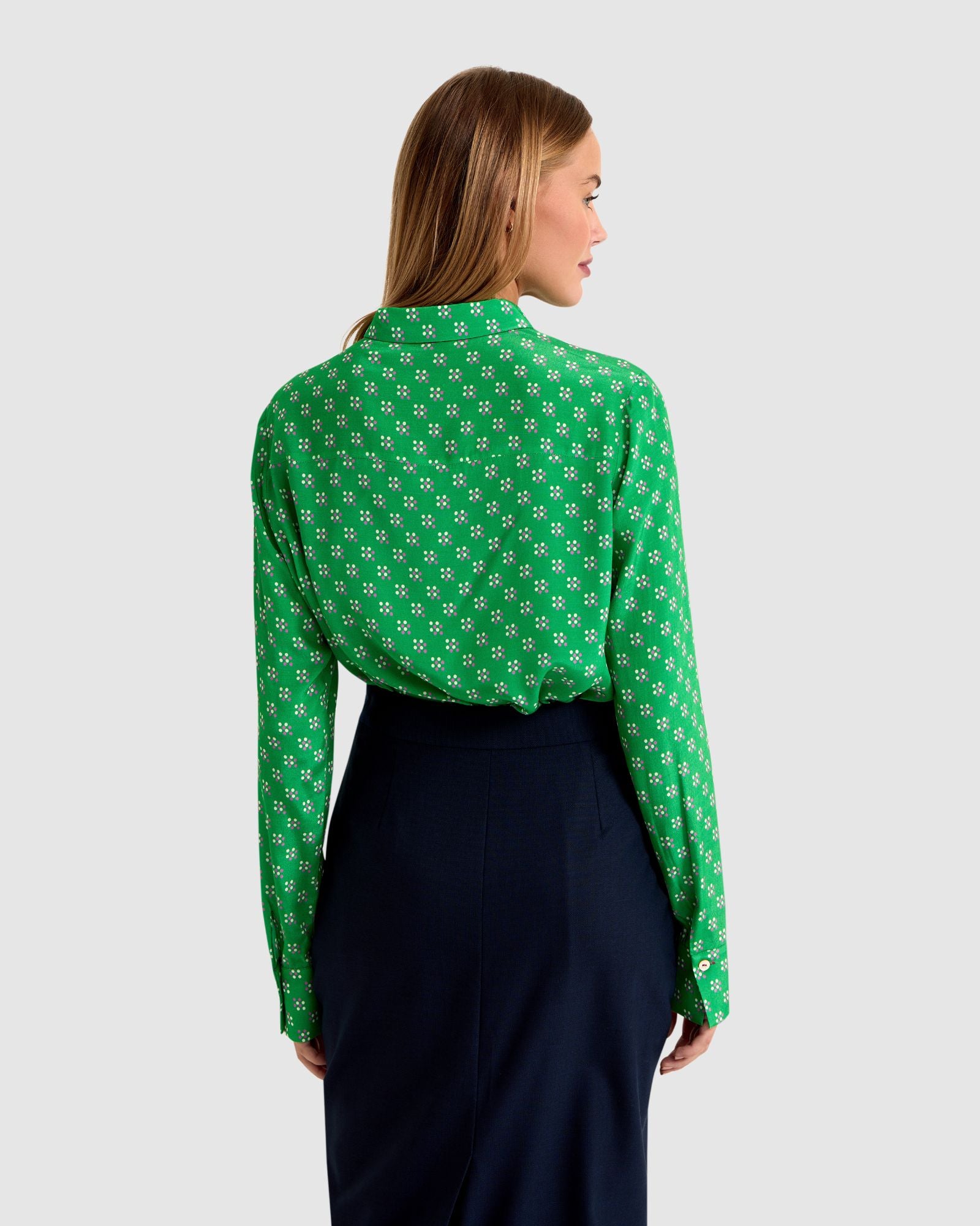 POPPY DOT PRINT BLOUSE