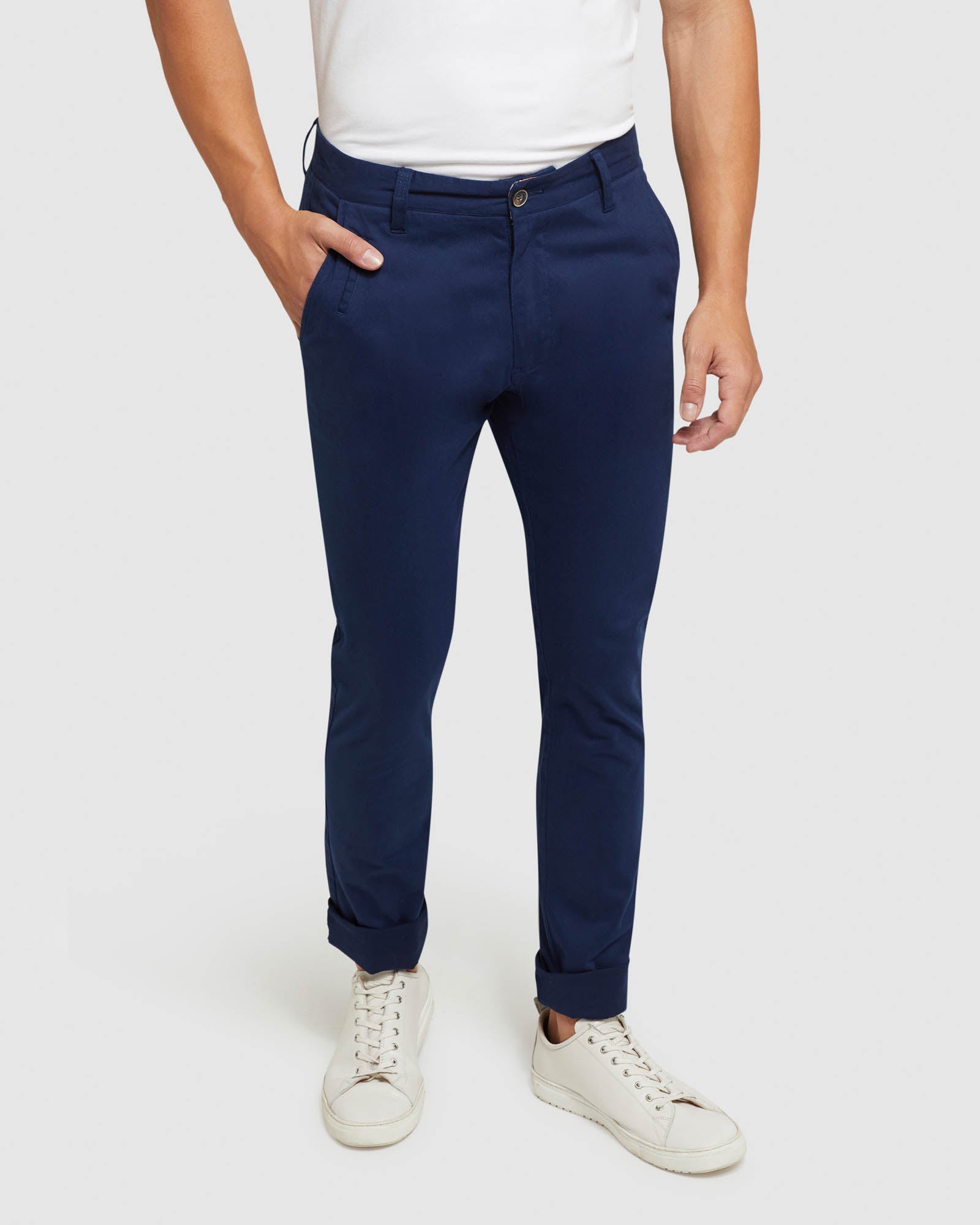 STRETCH ORGANIC COTTON SKINNY CHINOS