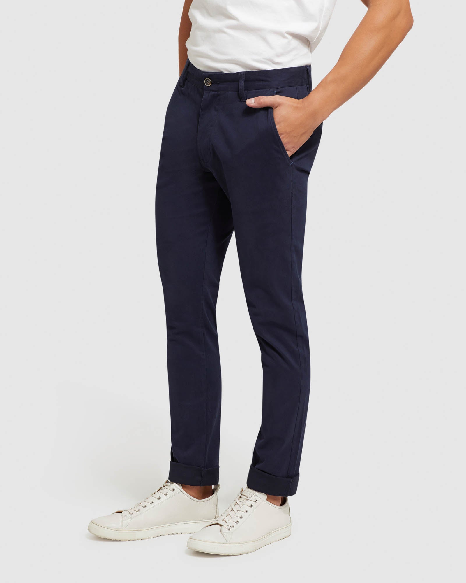 STRETCH ORGANIC COTTON SKINNY CHINOS