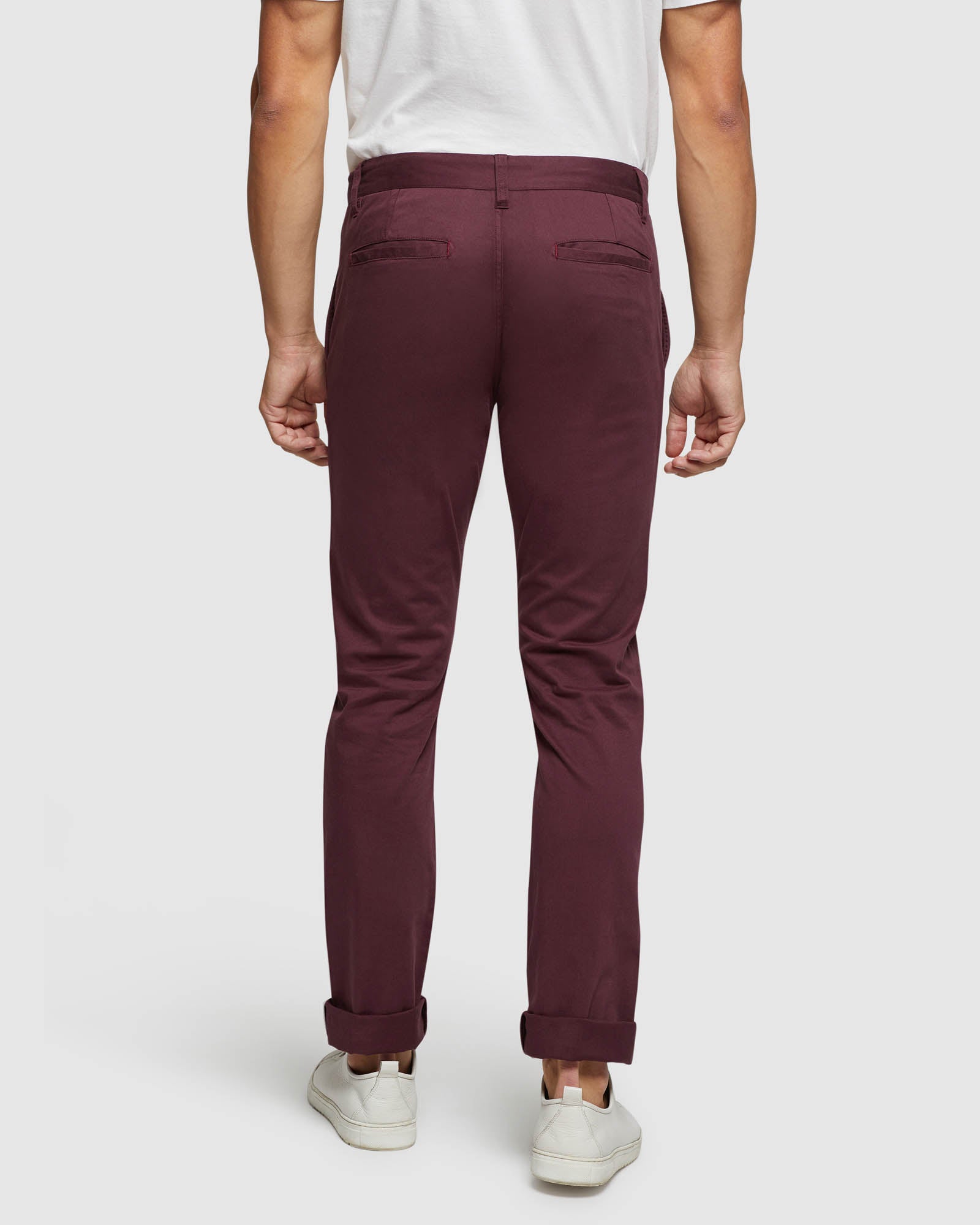 STRETCH ORGANIC COTTON SKINNY CHINOS