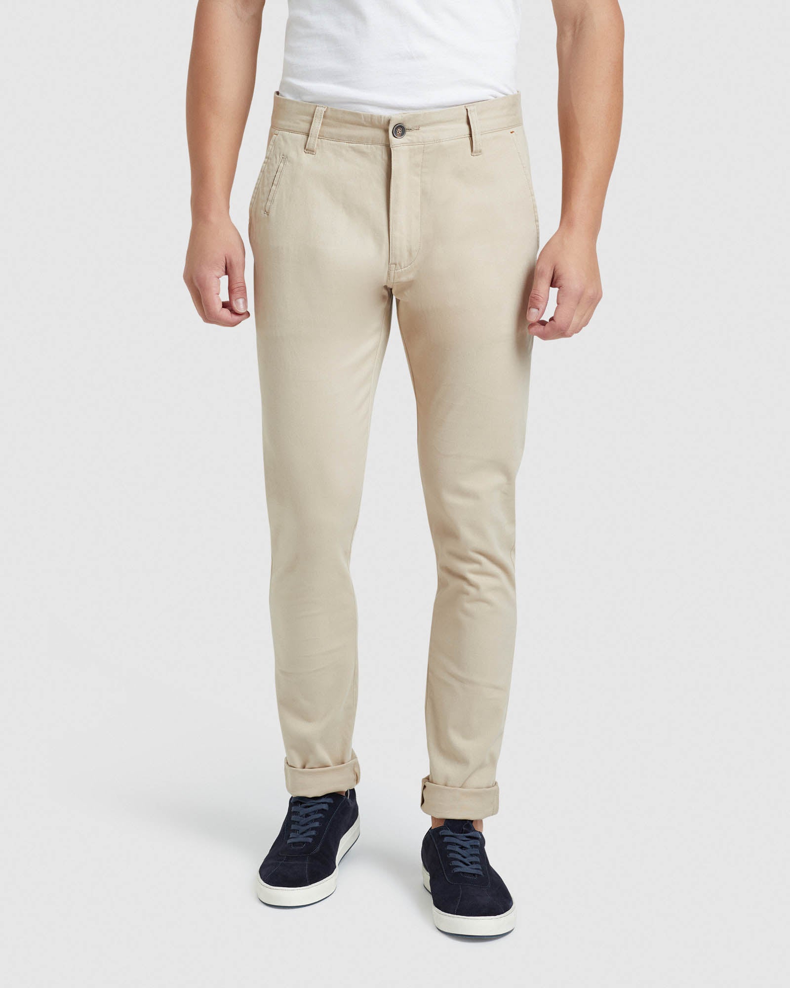 STRETCH ORGANIC COTTON SKINNY CHINOS