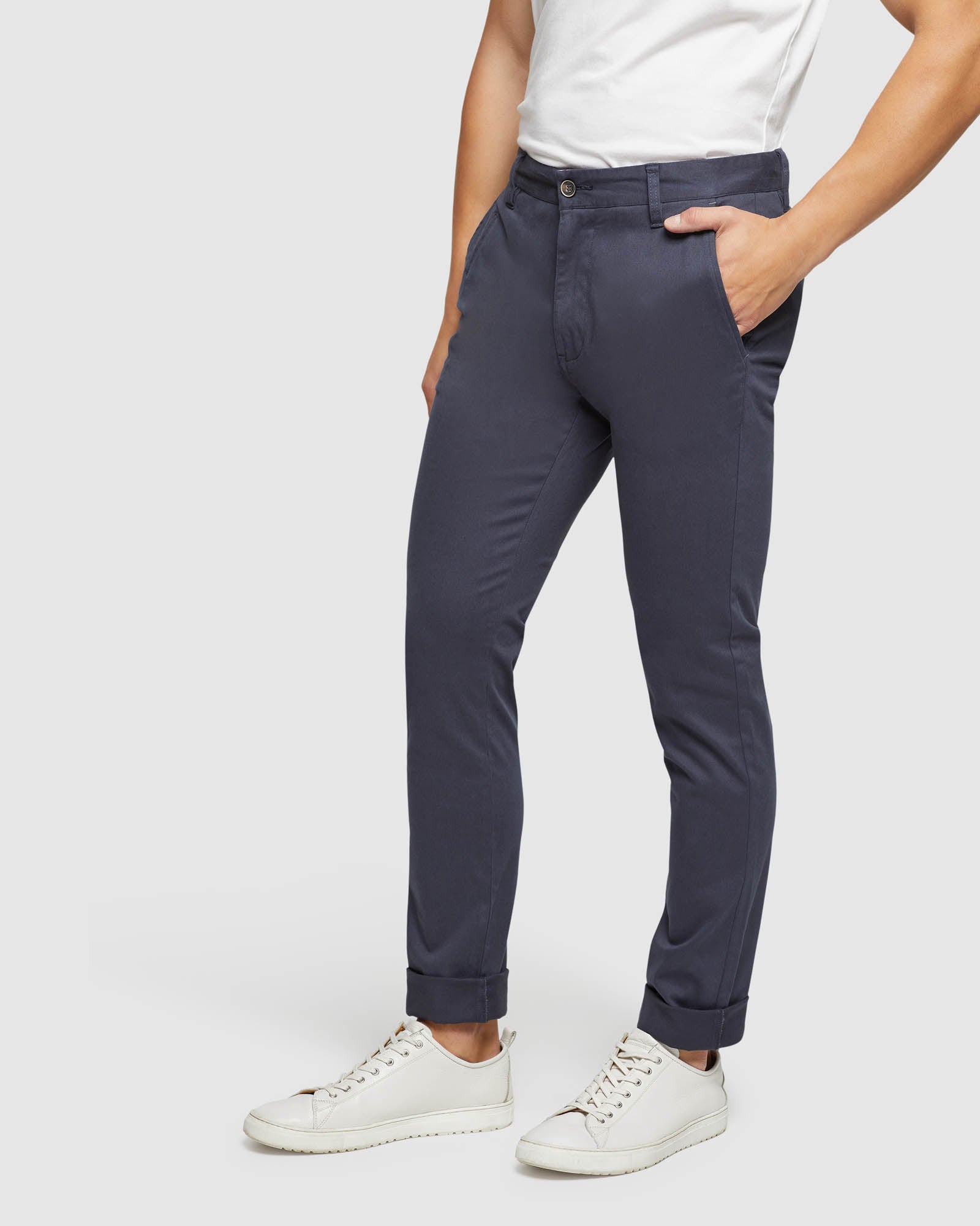 STRETCH ORGANIC COTTON SKINNY CHINOS