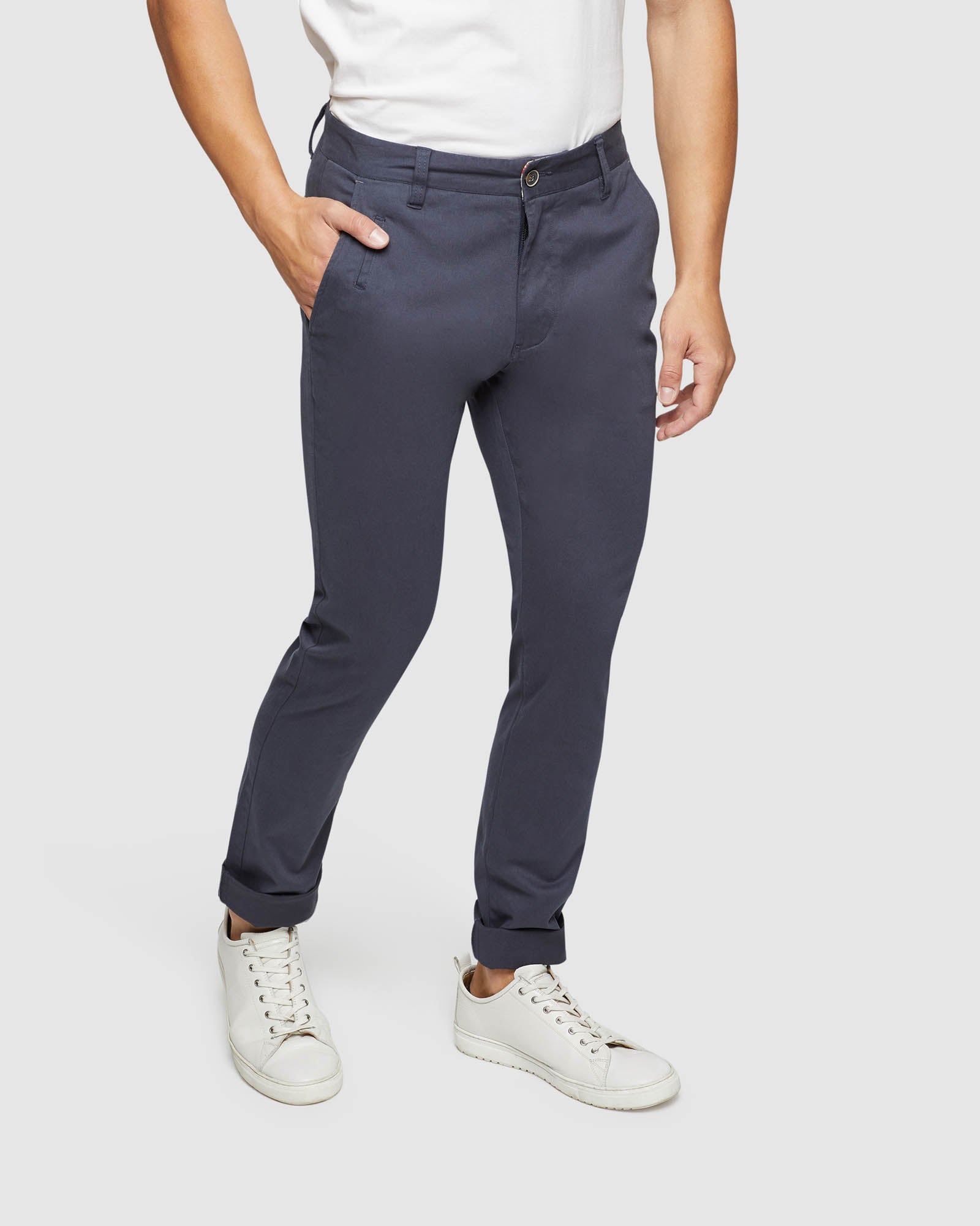 STRETCH ORGANIC COTTON SKINNY CHINOS