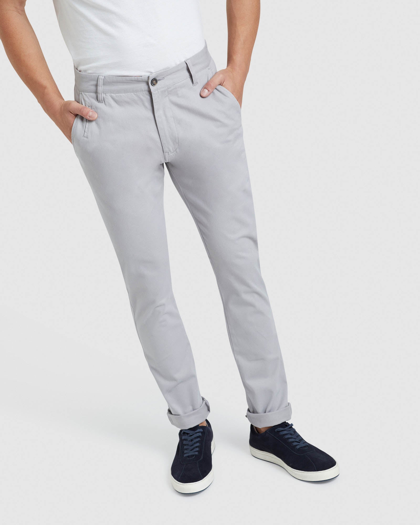 STRETCH ORGANIC COTTON SKINNY CHINOS