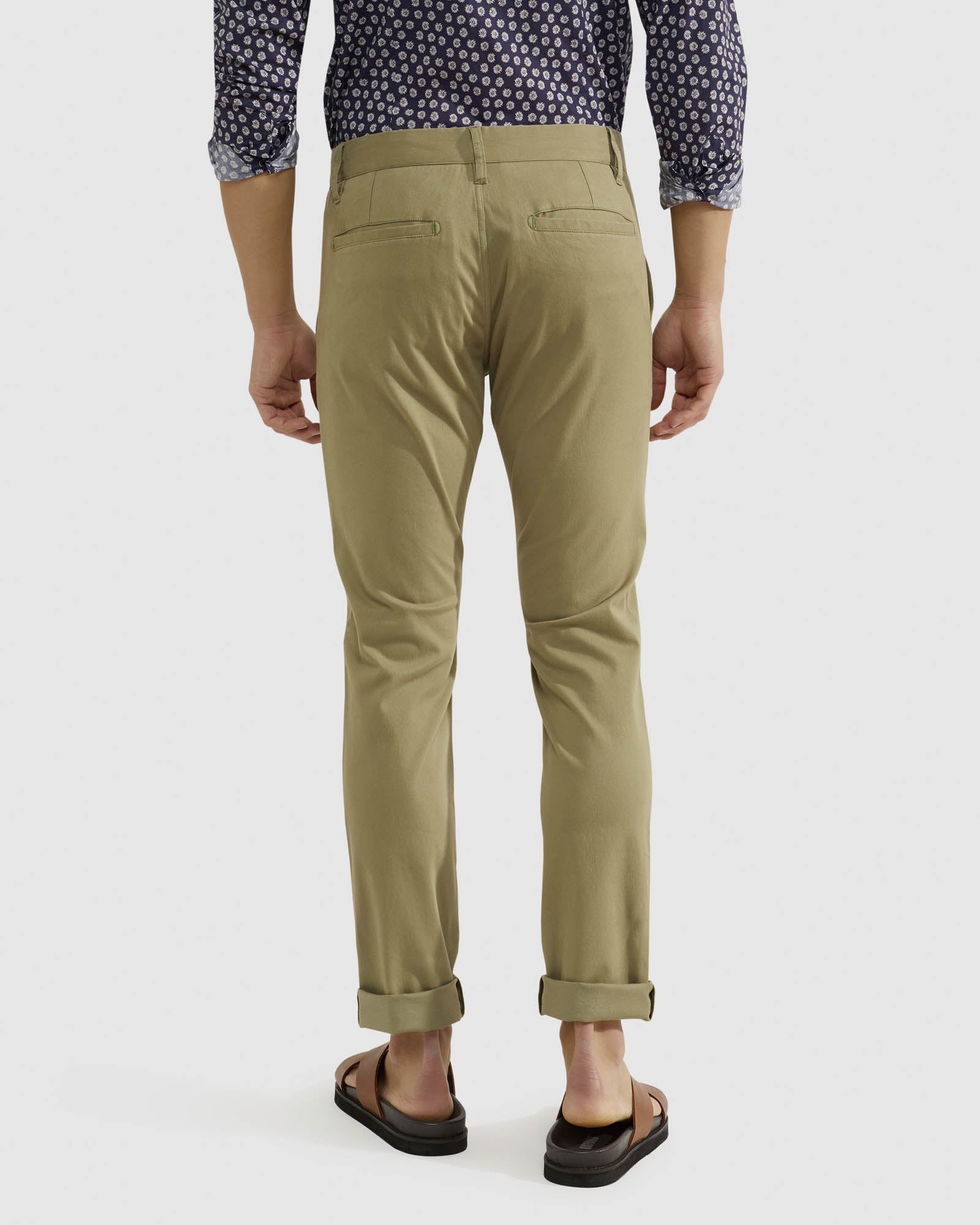 STRETCH SKNNY FIT ORGANIC COTTON CHINOS