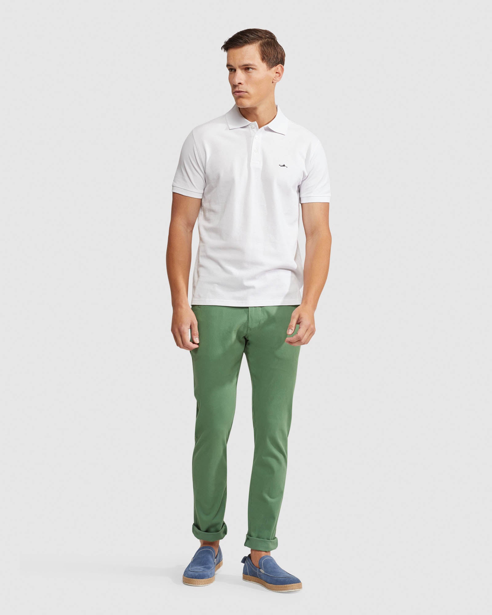 STRETCH SKNNY FIT ORGANIC COTTON CHINOS