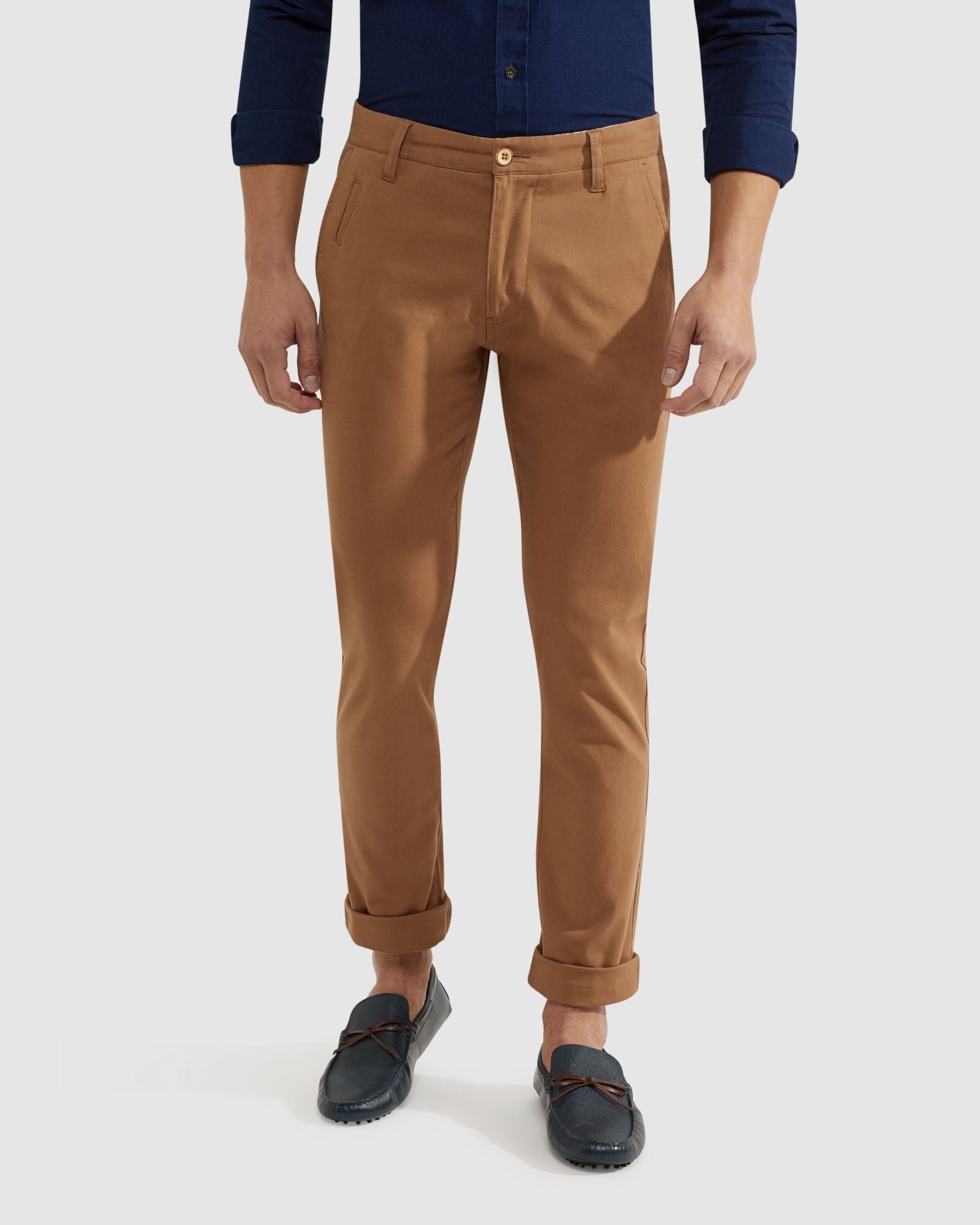 STRETCH SKNNY FIT ORGANIC COTTON CHINOS