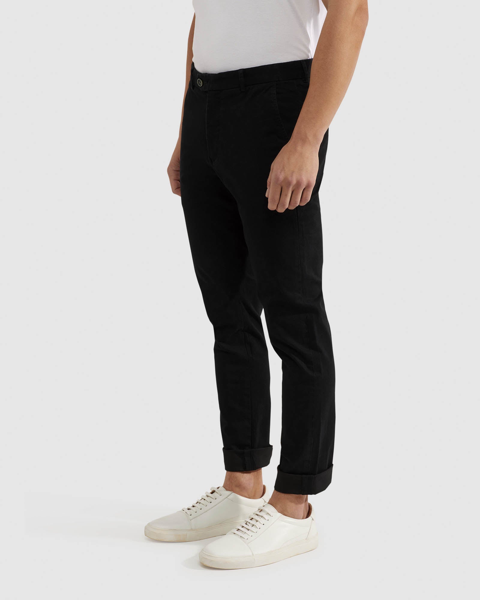 STRETCH SKNNY FIT ORGANIC COTTON CHINOS