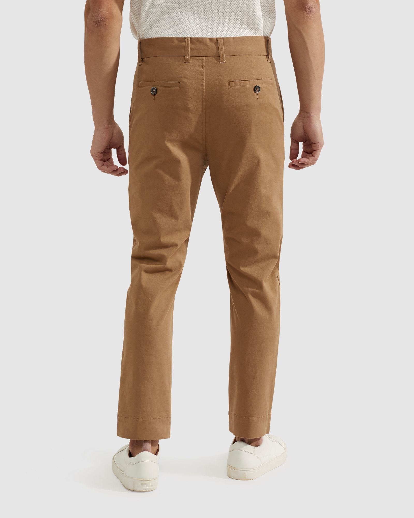 RYAN ORGANIC COTTON FOLDED CUFF CHINOS