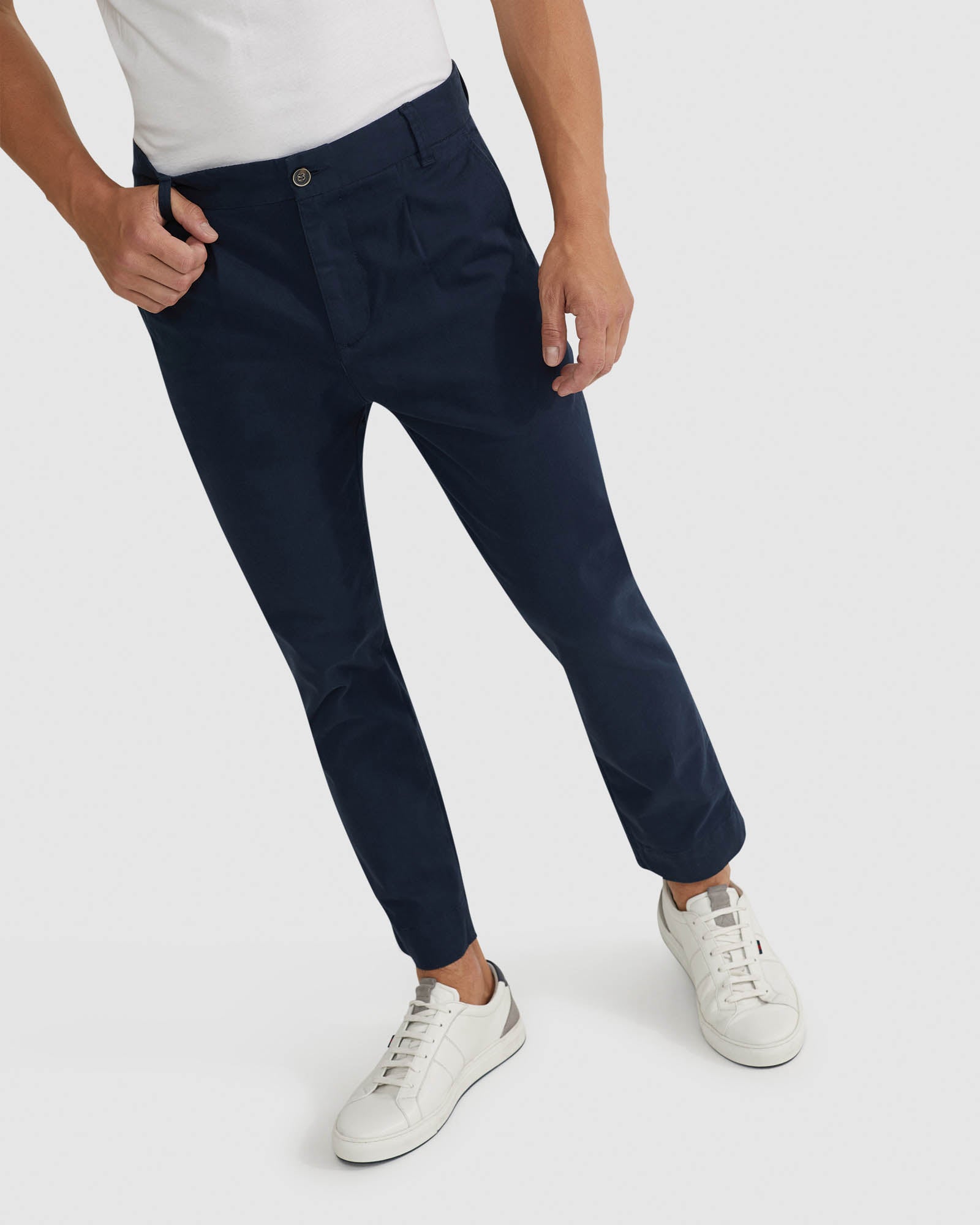 RYAN FOLDED CUFF CASUAL CHINOS