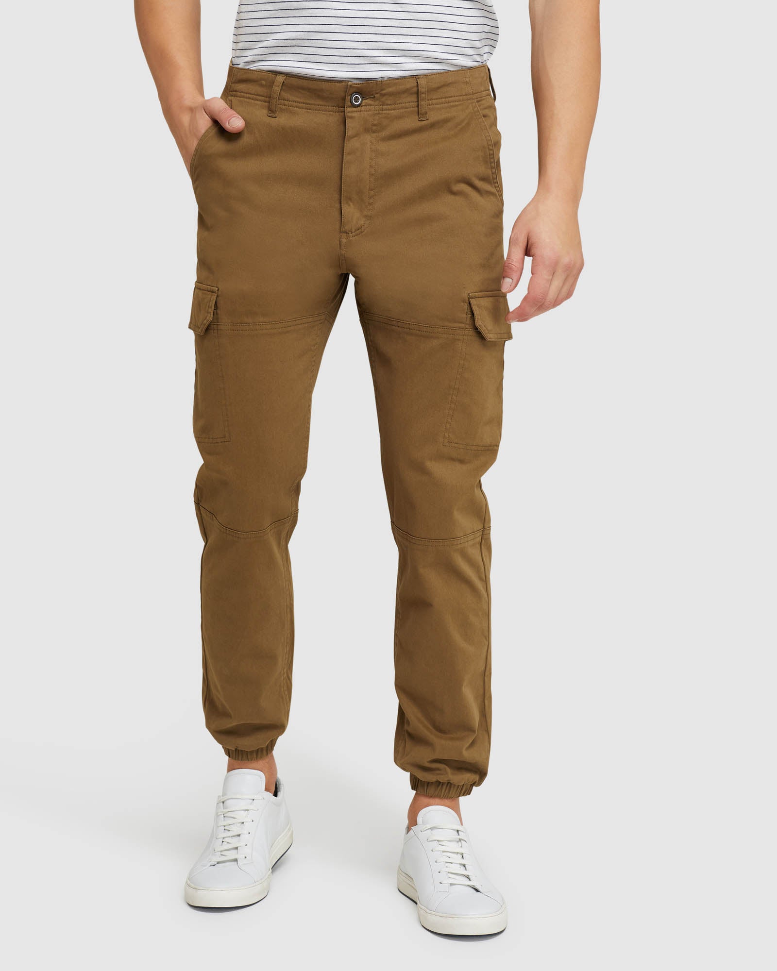 FOREST ELASTIC HEM PANTS