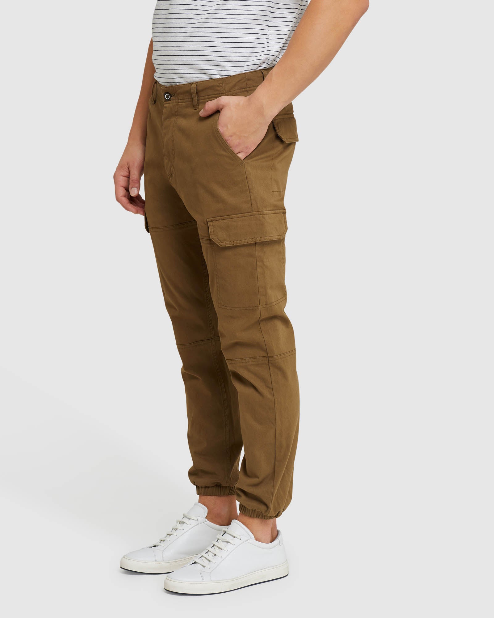 FOREST ELASTIC HEM PANTS