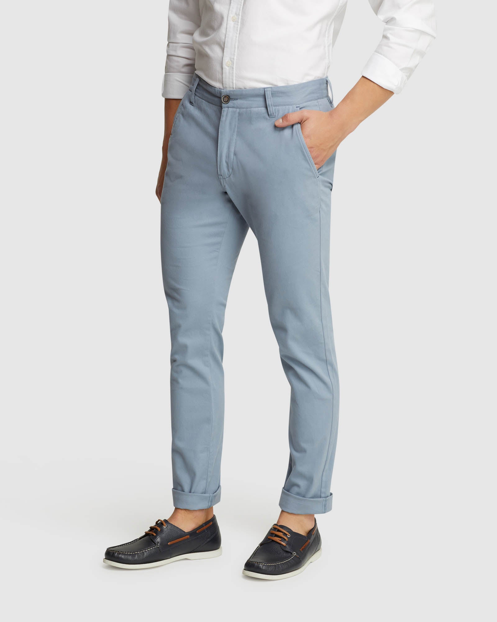 STRETCH SKINNY ORGANIC COTTON CHINOS